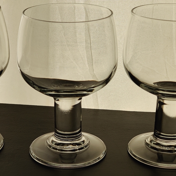 4 Luminarc | made in France | chalice style glasses | water | beer - Picture 8 of 15